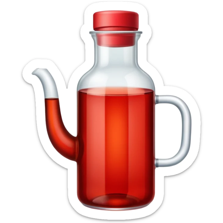 bottled red tea sticker