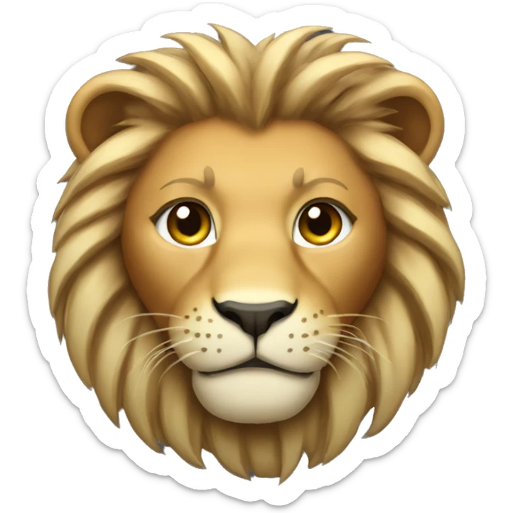 Female lion sticker