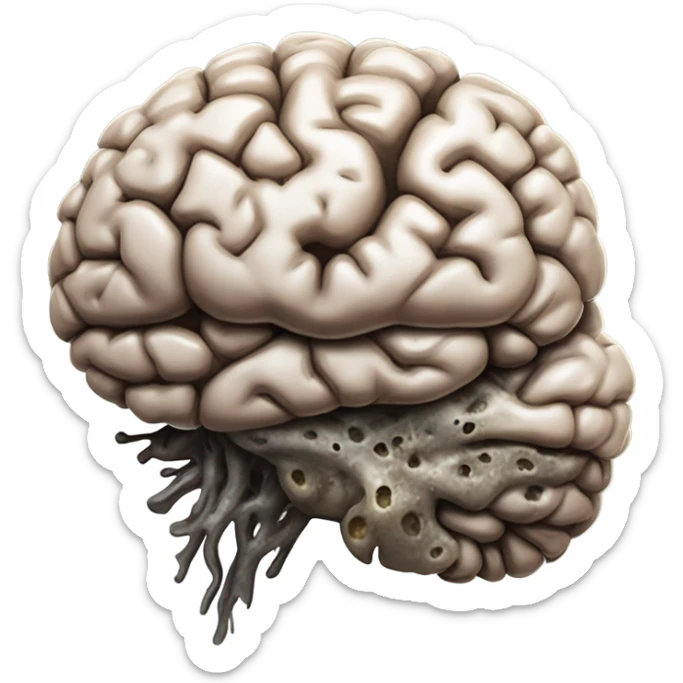 Rotten Brain sticker