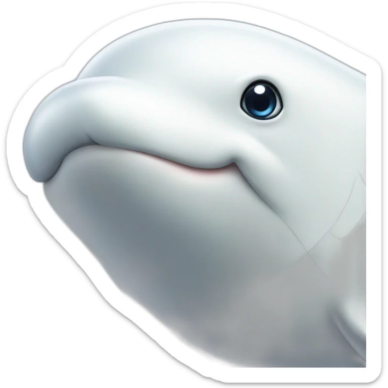 Beluga sticker