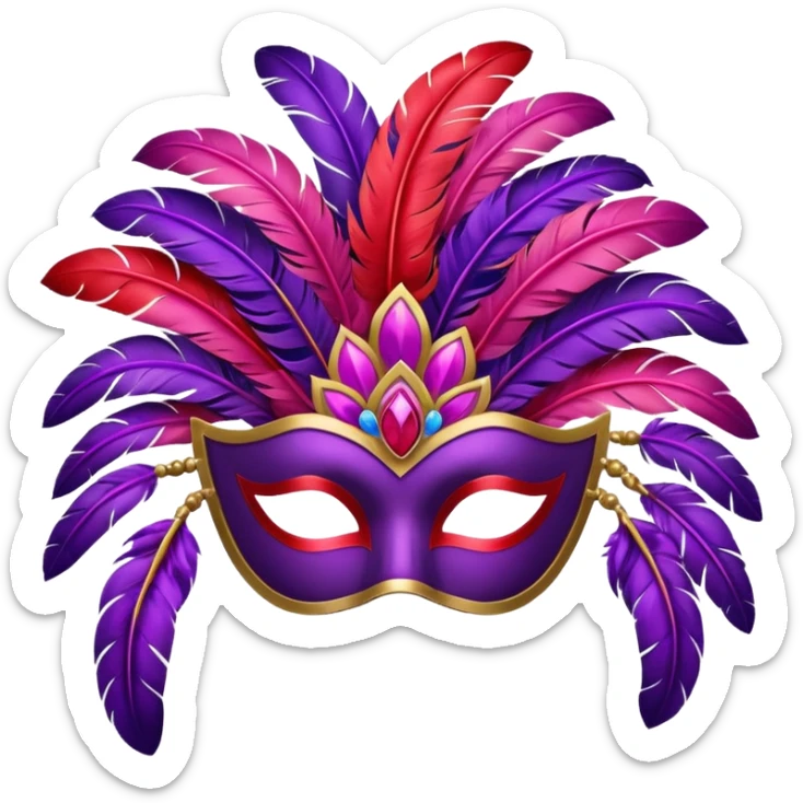 carnival-mas-costume,-red,-purple-and-pink-preferably,-full-costume-feathers-at-the-back- sticker
