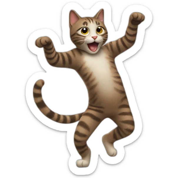 CAT DANCING sticker