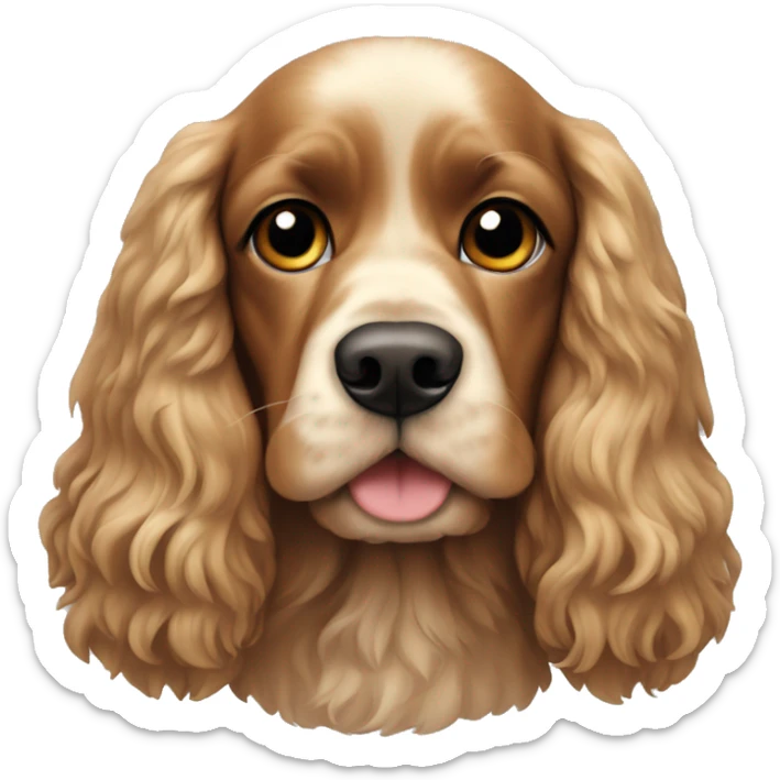 cocker spaniel sticker