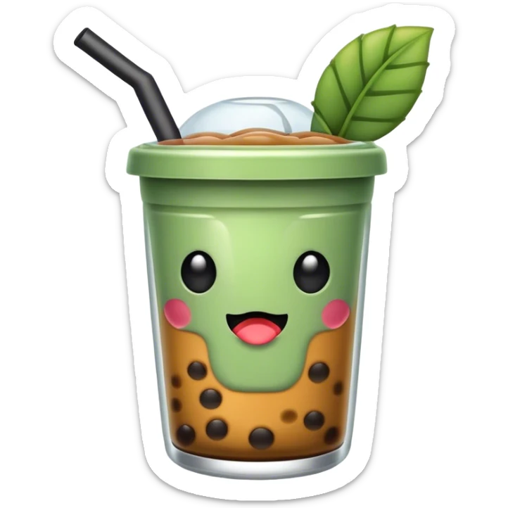 Boba sticker