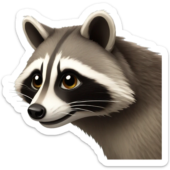 racoon sticker