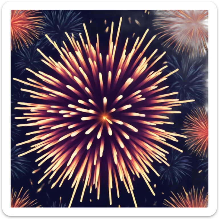 Firework sticker