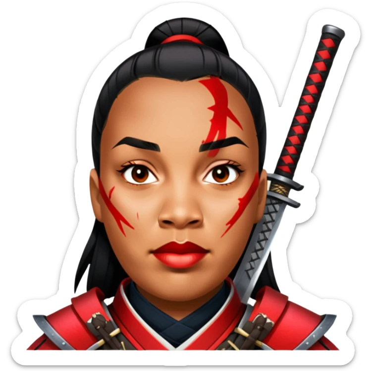 Battle-Ready Samurai sticker