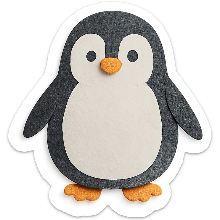 penguin sticker