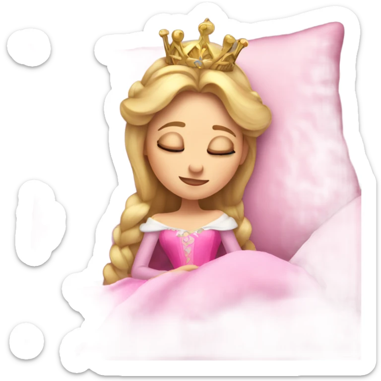 Sleeping beauty  sticker