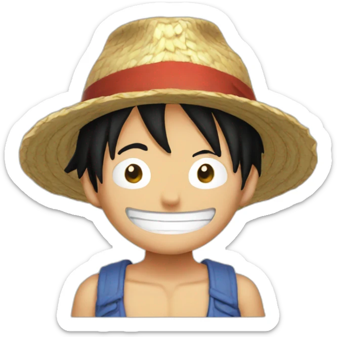 luffy-hat sticker