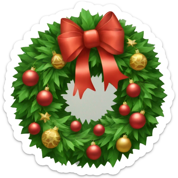 Christmas Wreath  sticker