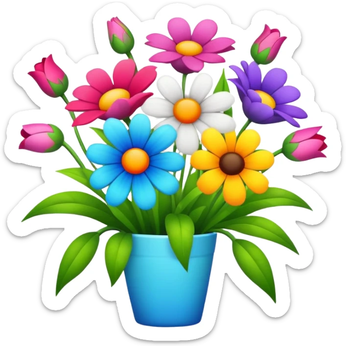 Flowers sticker