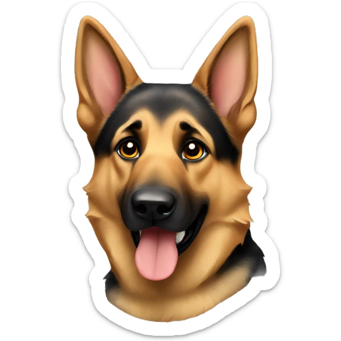 German Shepherd sticker