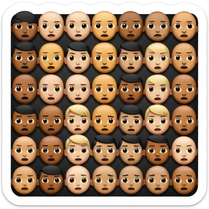 make a French urban rap emoji pack mixing city elements, emotional tension, dim street lighting and expressive faces to reflect lyrical depth sticker