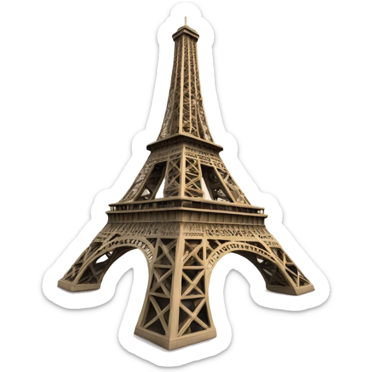 Eiffel tower sticker
