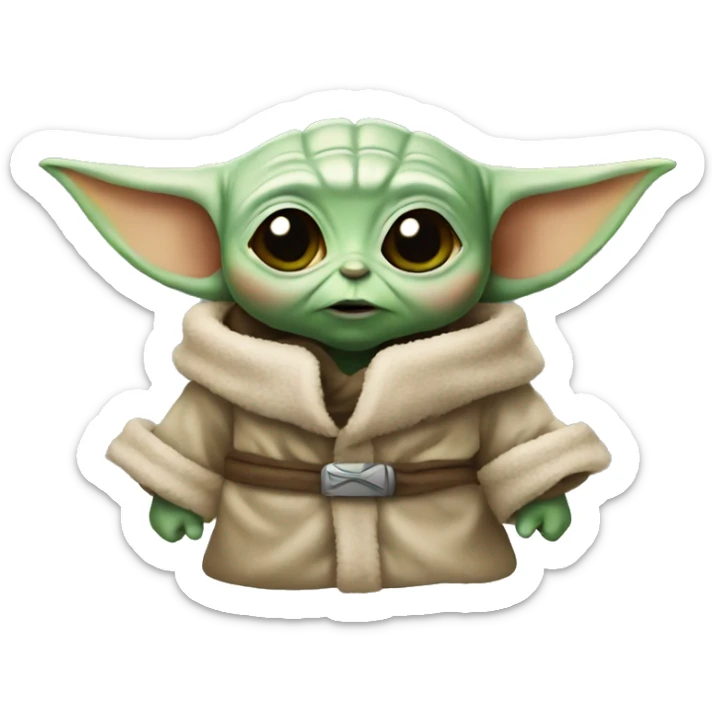 Baby yoda sticker