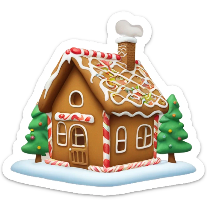 Gingerbread house  sticker