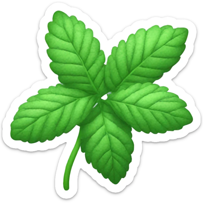 peppermint branch sticker