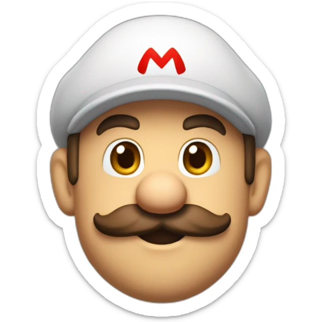 Mario a la naisense sticker