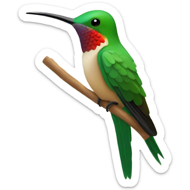 colibri sticker