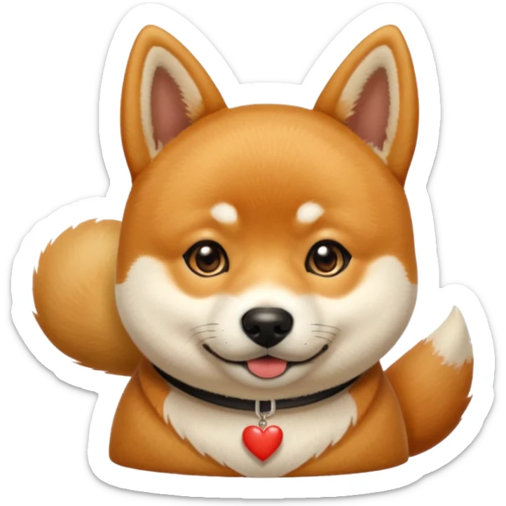 Crea un cagnolino un aski che mostra un cartello con scritto Buonanotte 😘 sticker