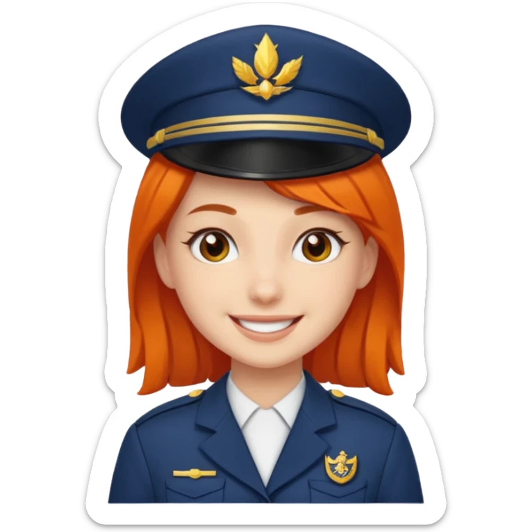 Make an emoji with a character from the game Arknights: Endfield, the name of this character is Ember sticker