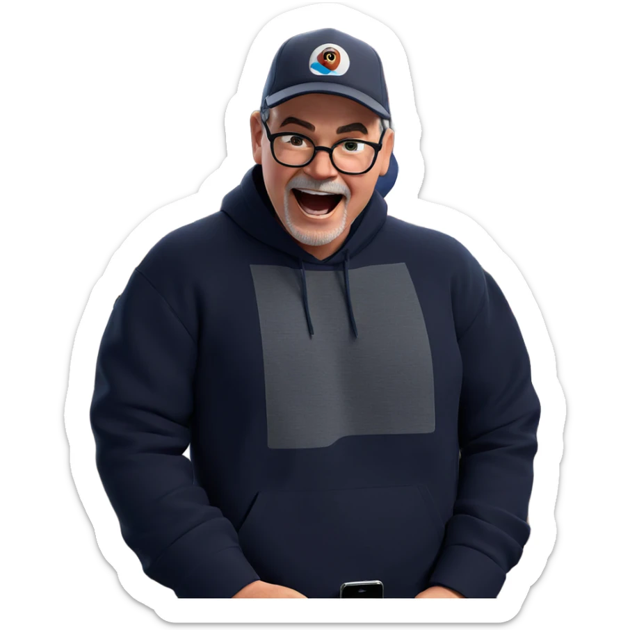 group of boys with hats sticker