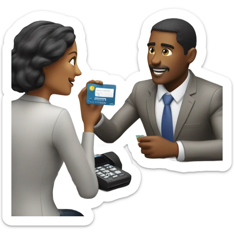  In order for a business to accept credit and debit cards, they have to get a merchant account with the processor.  sticker