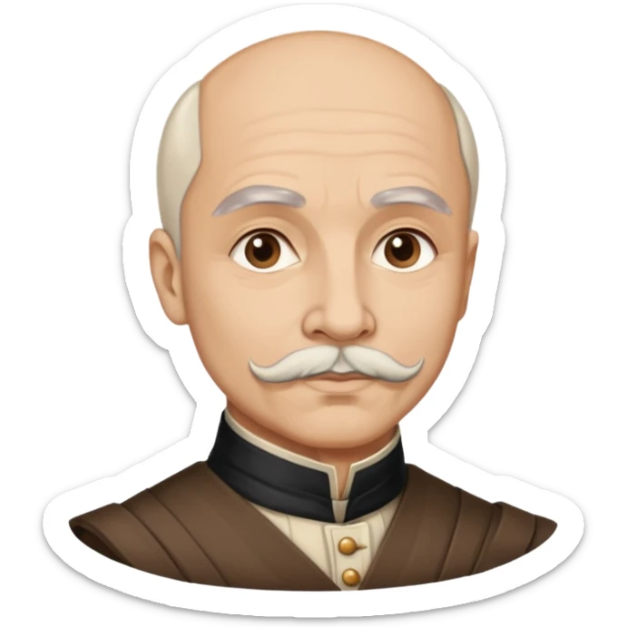 i want a portrait of Montaigne in sketch style, not in emoji style sticker