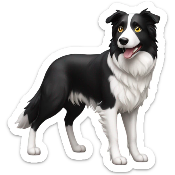 Border collie sticker