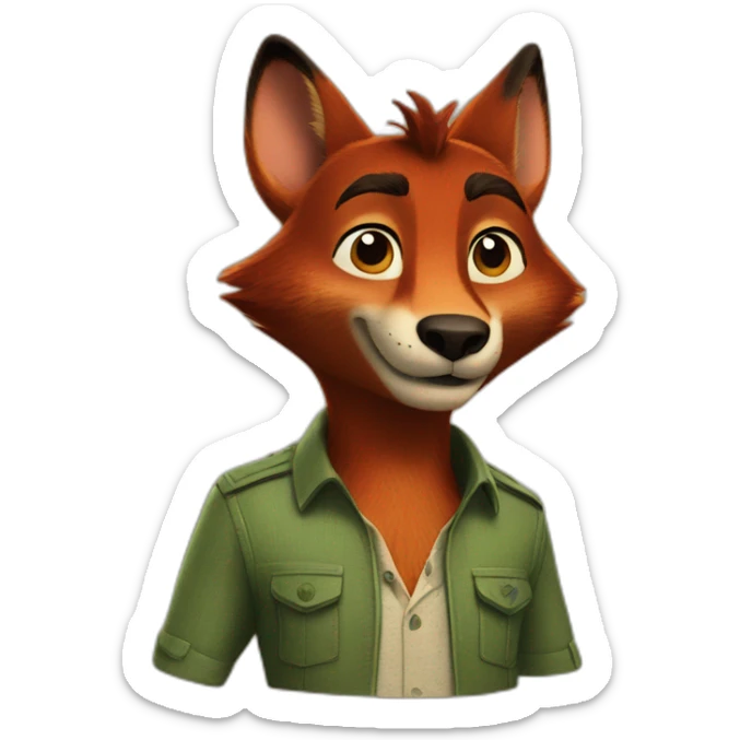 nick wilde sticker
