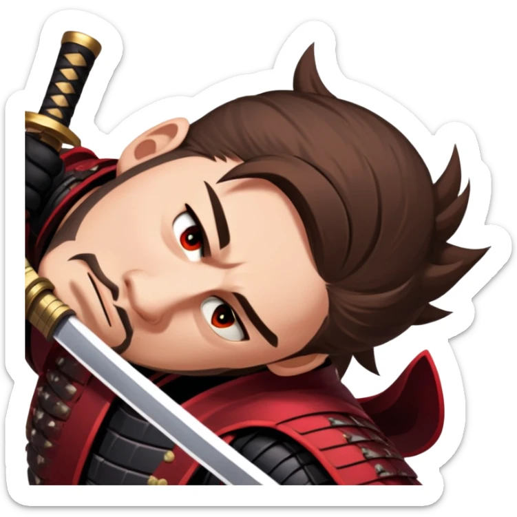 Fierce Samurai sticker