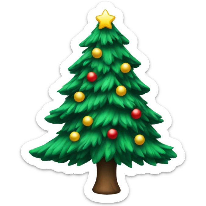christmas tree  sticker