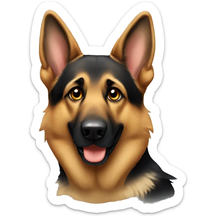 german shepherd  sticker