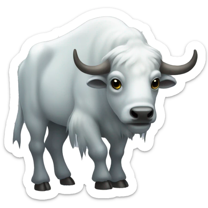 ghost buffalo  sticker