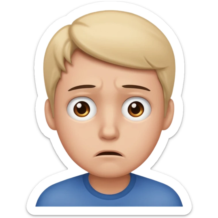 "I have felt anxious about my futere since the start of the year" sticker