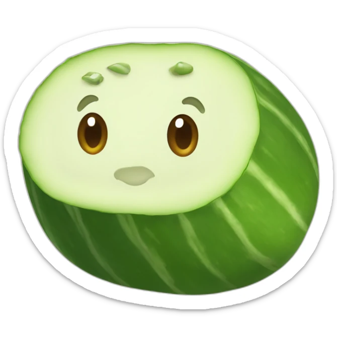 cucumber sticker