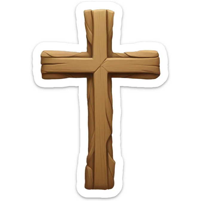 Cross sticker