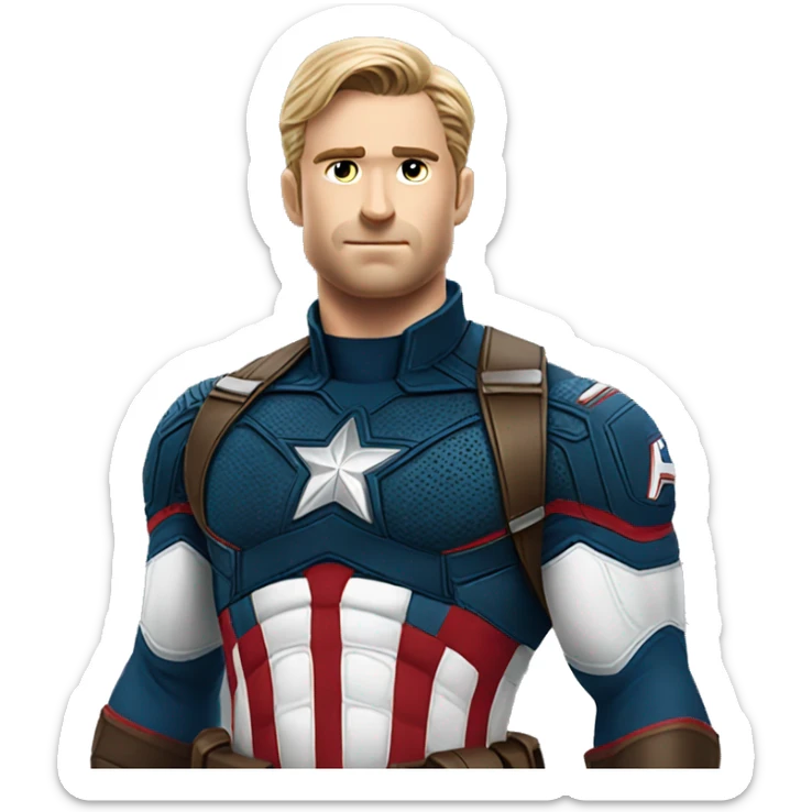Captain America  sticker