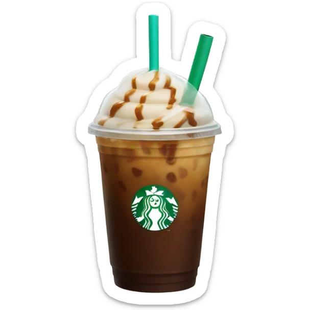 Starbucks iced coffee  sticker