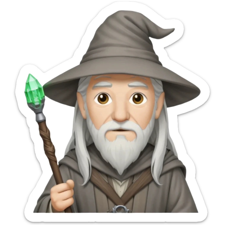 Hi I need a emoji for team of staff engineers, something like gandalf with staff but also depict its engeering sticker
