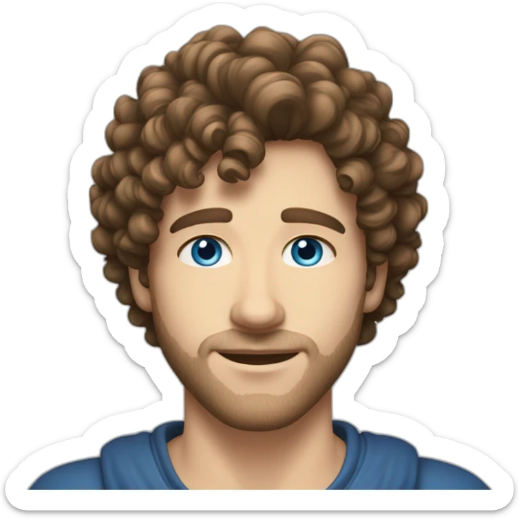 a-sexy-gay-guy-with-curly-brown-hair,-white-skin-and-blue-eyes sticker