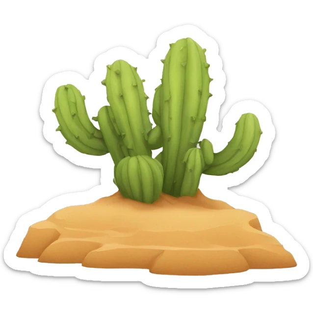 DESERT sticker