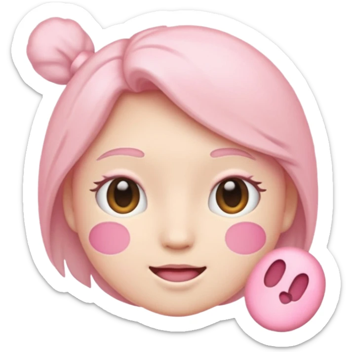 J emoji for the letter J, but I need pastel colors to be pretty sticker