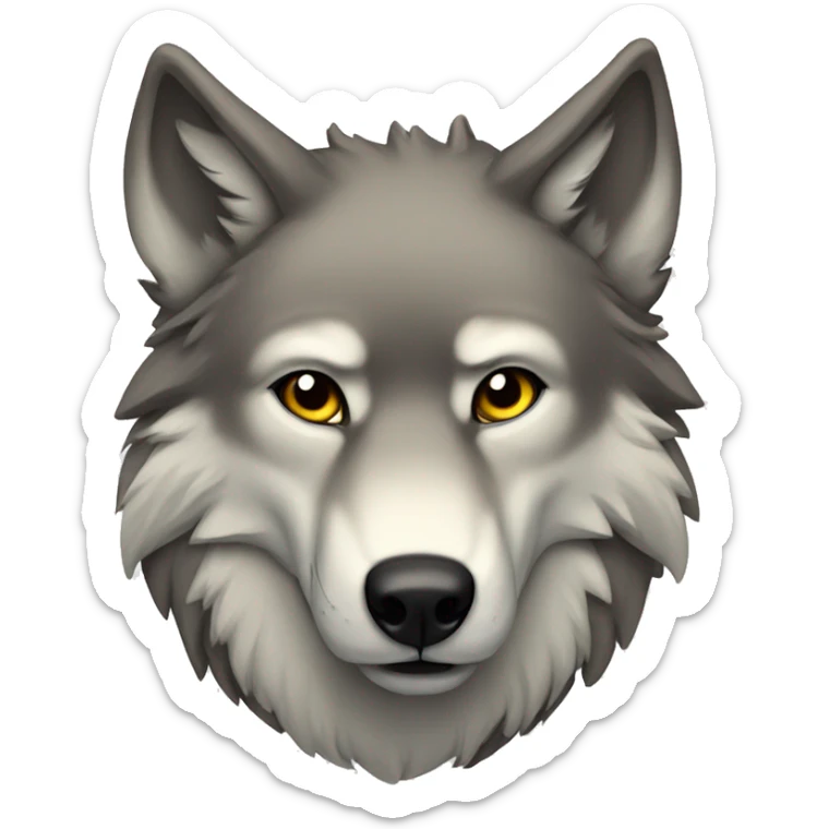 Wolf sticker