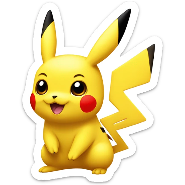 Pikachu ios sticker