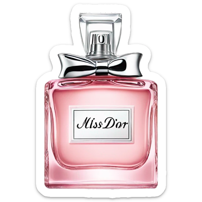 Miss dior perfume sticker