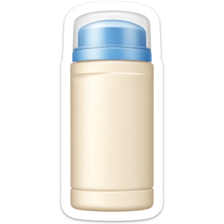 body cream bottle sticker