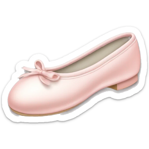 Pale pink ballet shoes sticker