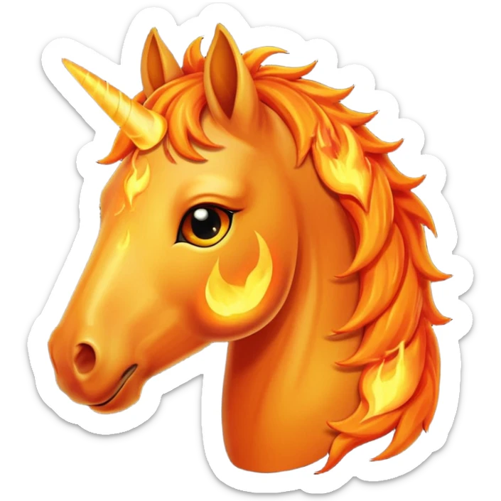 Happy fire horse emoji sad fire horse emoji worried fire horse emoji sticker